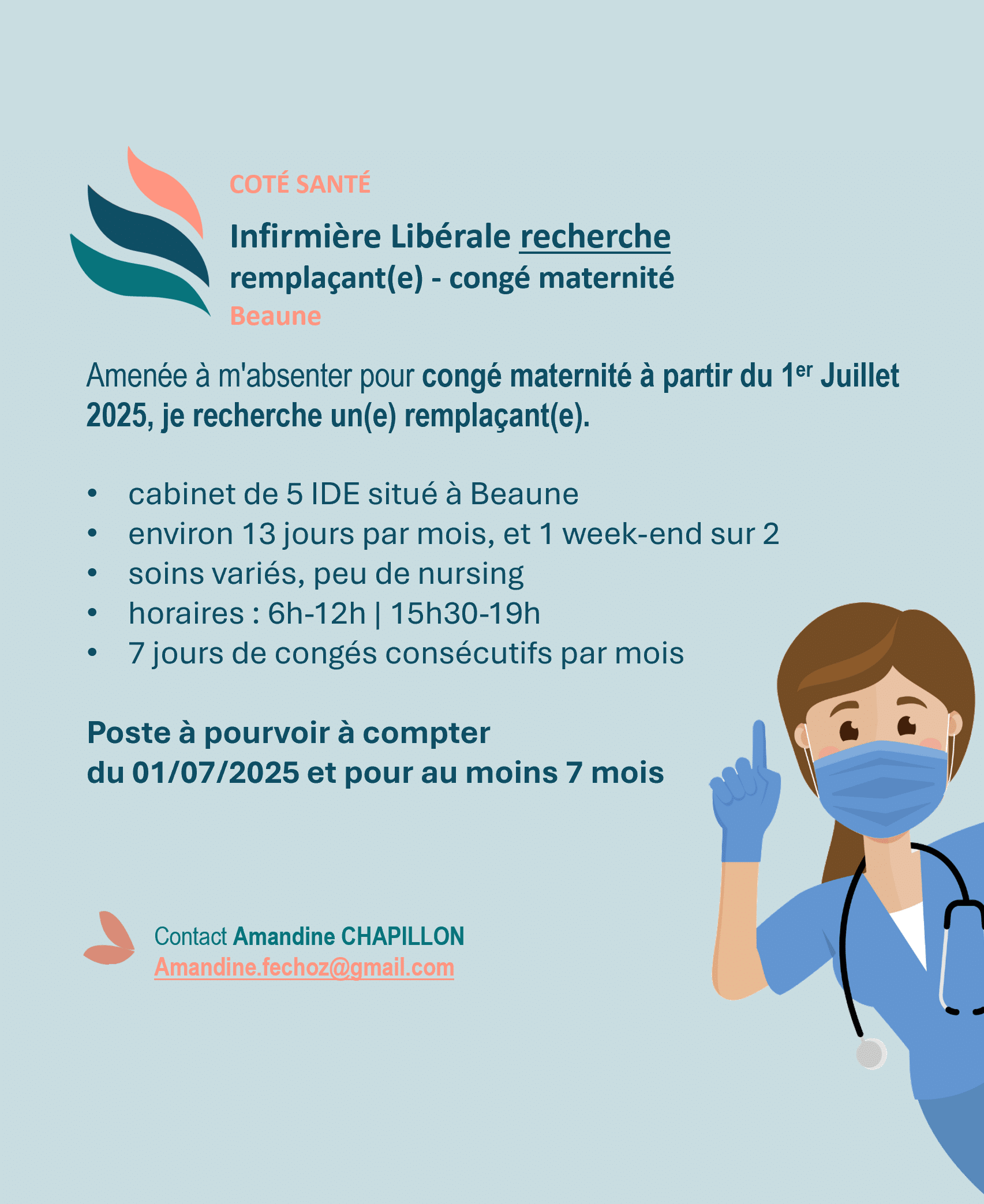 annonce infirmiere